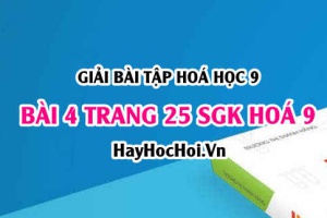 Giải bài 4 trang 25 SGK Hoá 9: Tính chất hoá học của Bazơ